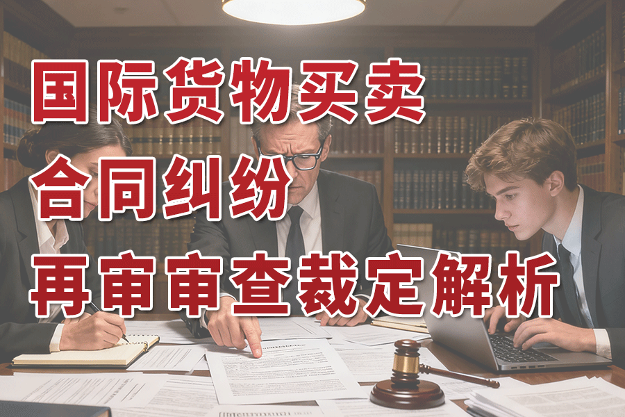 国际货物买卖合同纠纷再审审查裁定解析